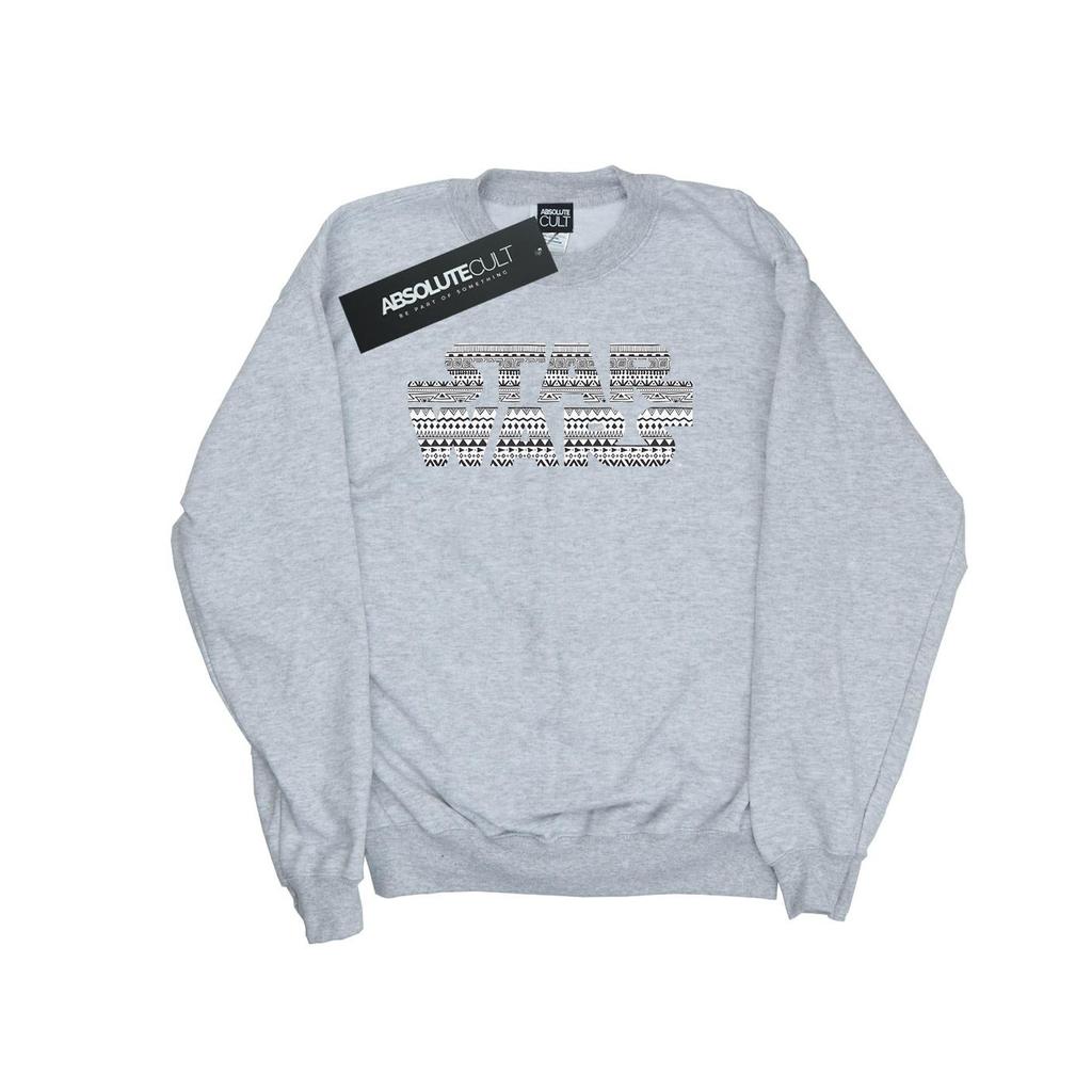 STAR WARS Mens Aztec Logo Mono Sweatshirt