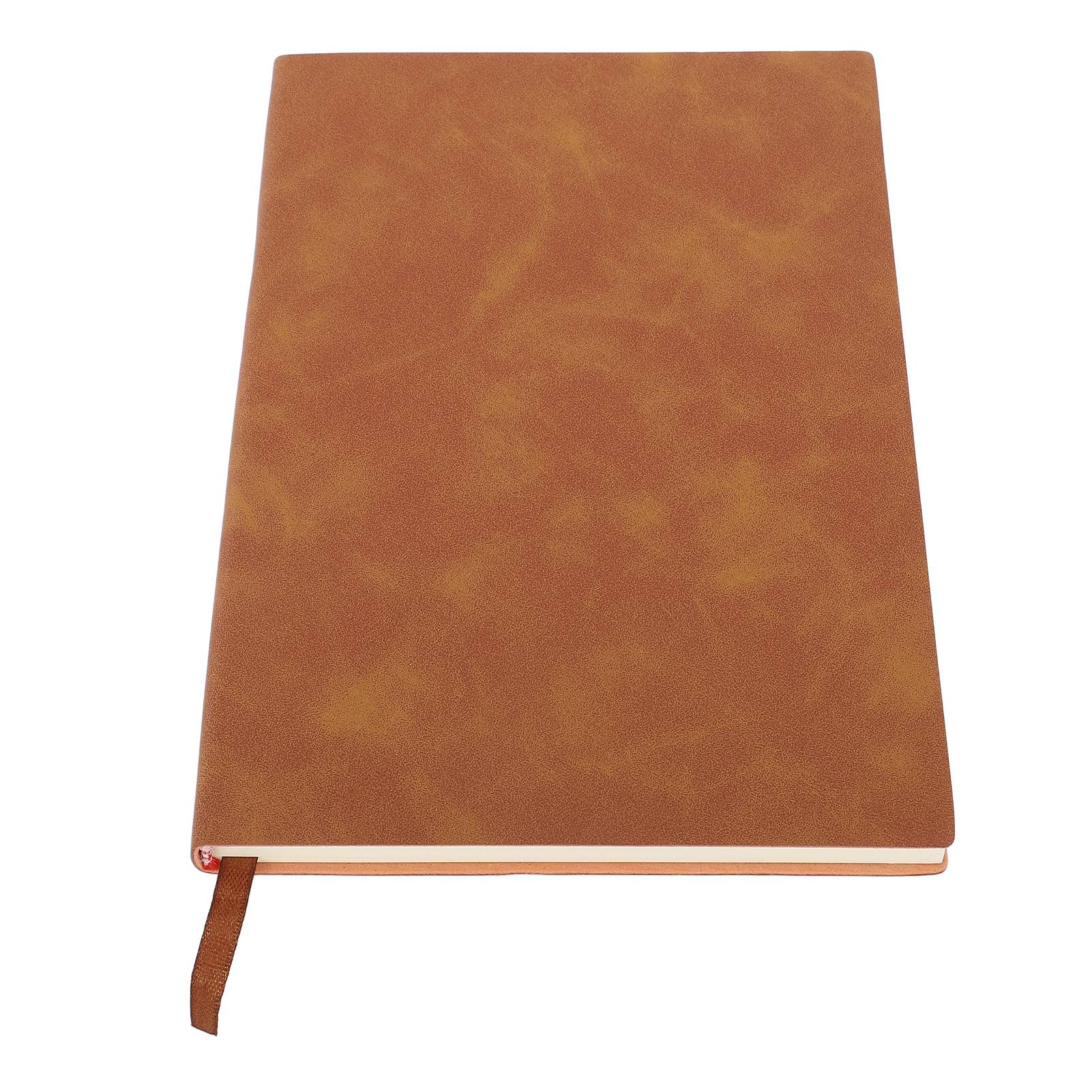 

100 Sheet Notebook PU Leather A5 Lined Notebook Portable Lightweight Journal Notebook for Note коричневый