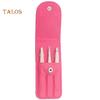 TBH 3Pcs Point Slant Flat Stainless Steel Eyebrow Tweezers Hair Removal Clips Set