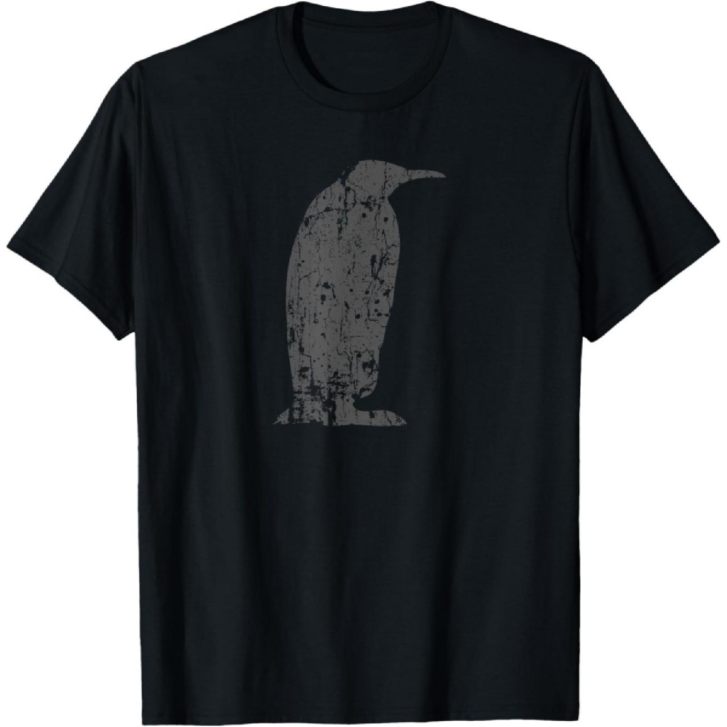 Penguin Vintage Design - Penguin Print T-Shirt(1) S