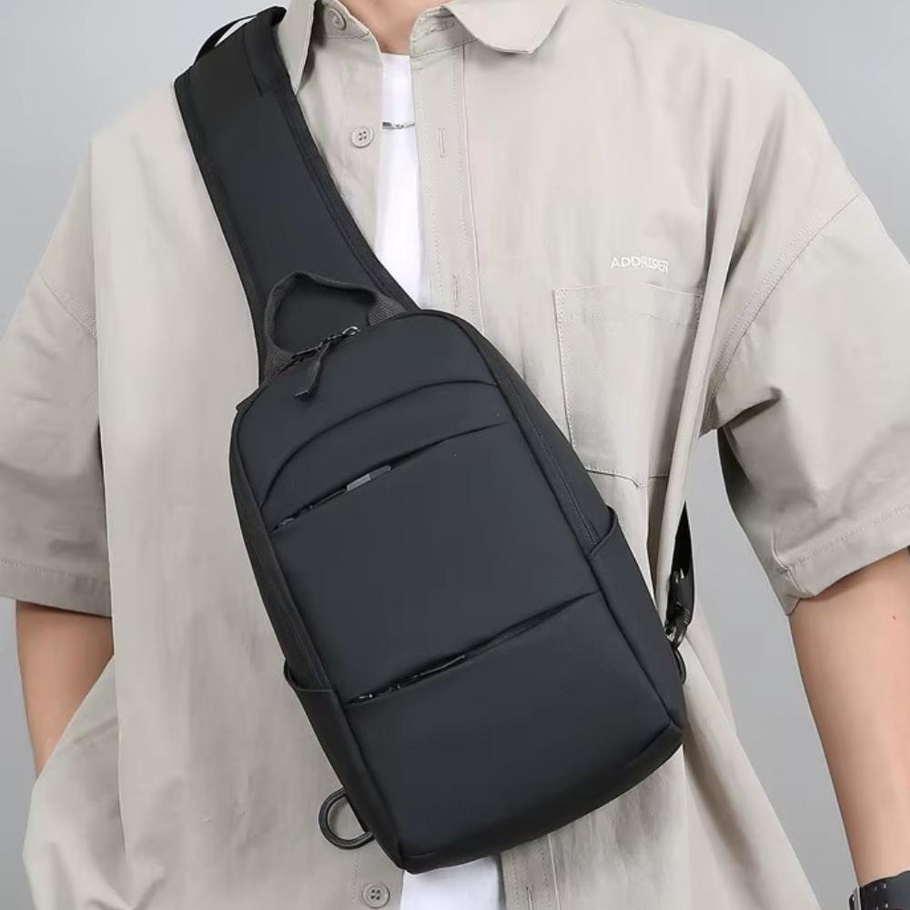 Waterproof Chest Bag Men Large Capacity Phone Bags Male Messenger Sling Pouch Short Trip Strap Pack Multifunction Fanny Packs