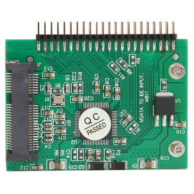 Adapterkarte Mini PCIE MSATA SSD auf 44 Pin IDE Festplattenkonverter Lesegerät Computerzubehör
