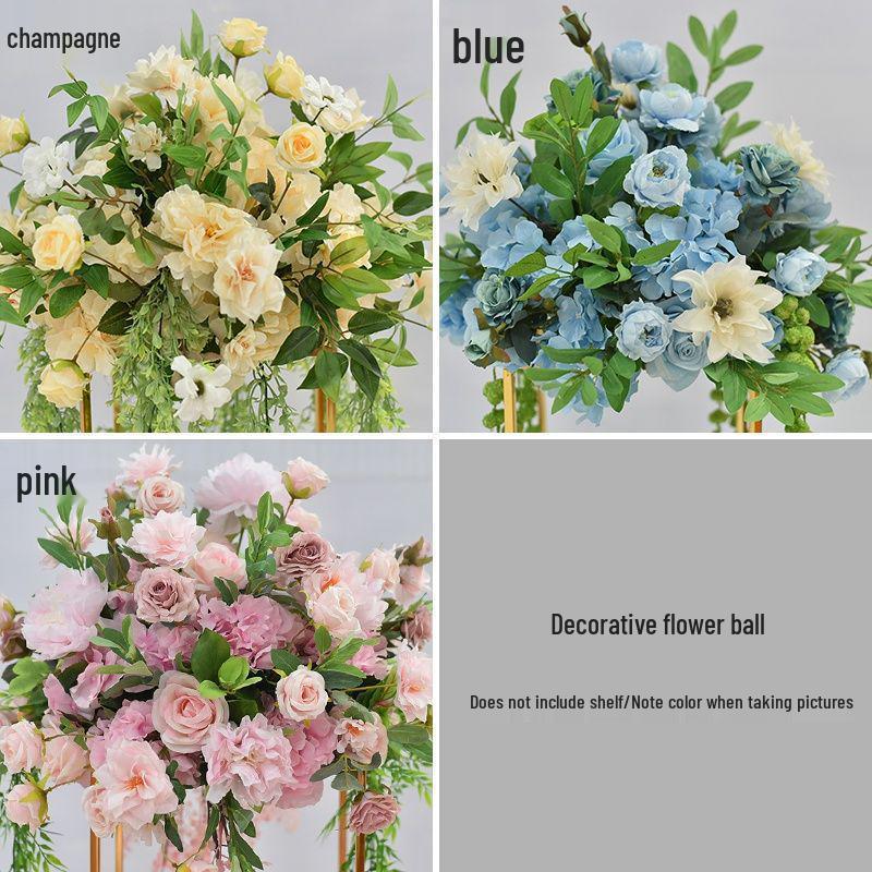 Geometric Iron Art Wedding Flower Ornaments for Venue Decoration