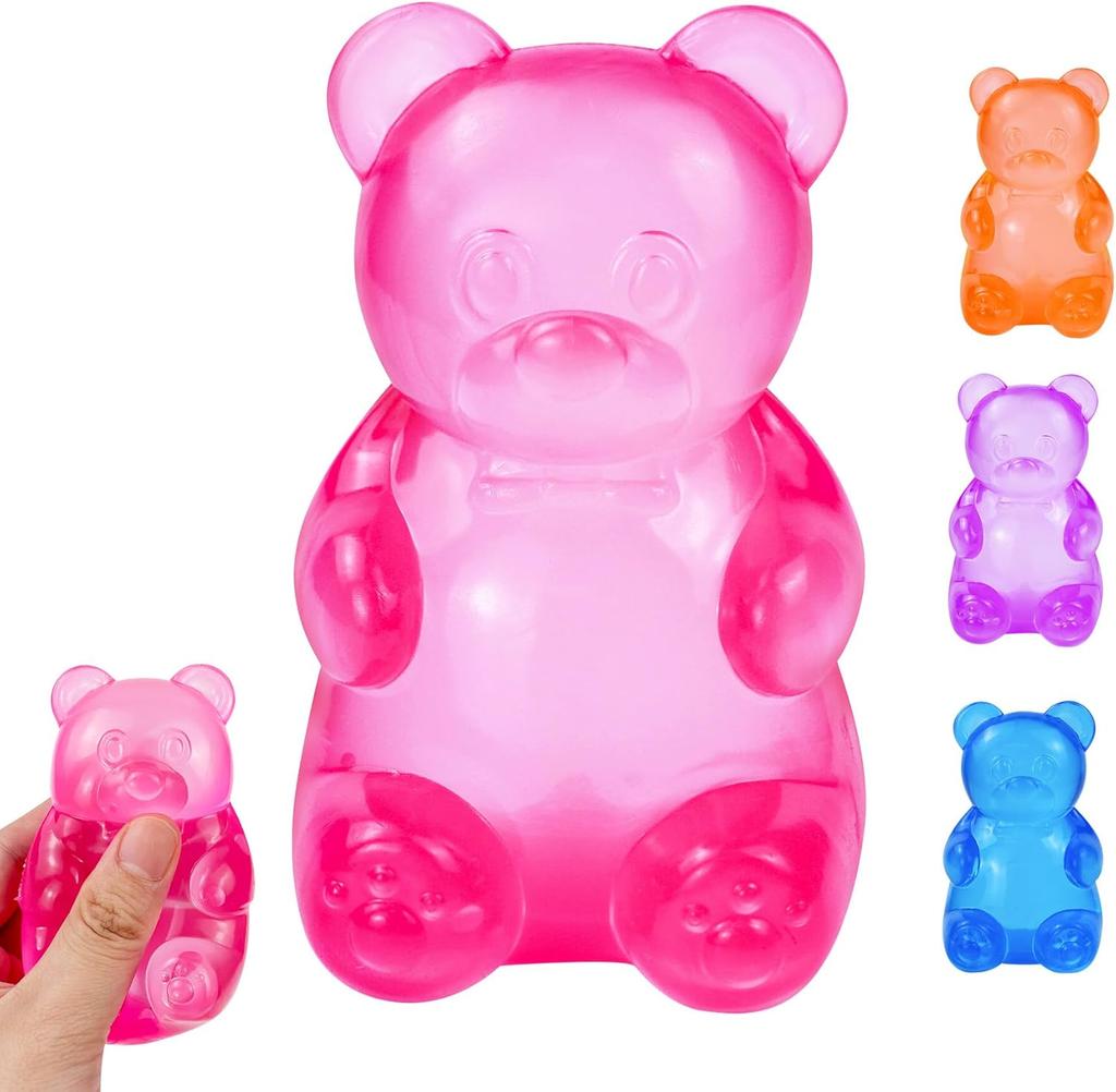 Jouets Enfants Ours Anti-Stress Taba Boules Squishy, Ours Jouet Taba Squishy pour Soulager le Stress Boules à Presser pour Cadeau d'Anniversaire Cadeaux Petits Cadeaux de Fête