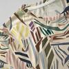 Women's Basic Short Sleeve Tee, Daily Minimalist, Colorful Geometric Print, Soft Cotton, Versatile Casual Top for Daily Wear & Girls' Hangouts