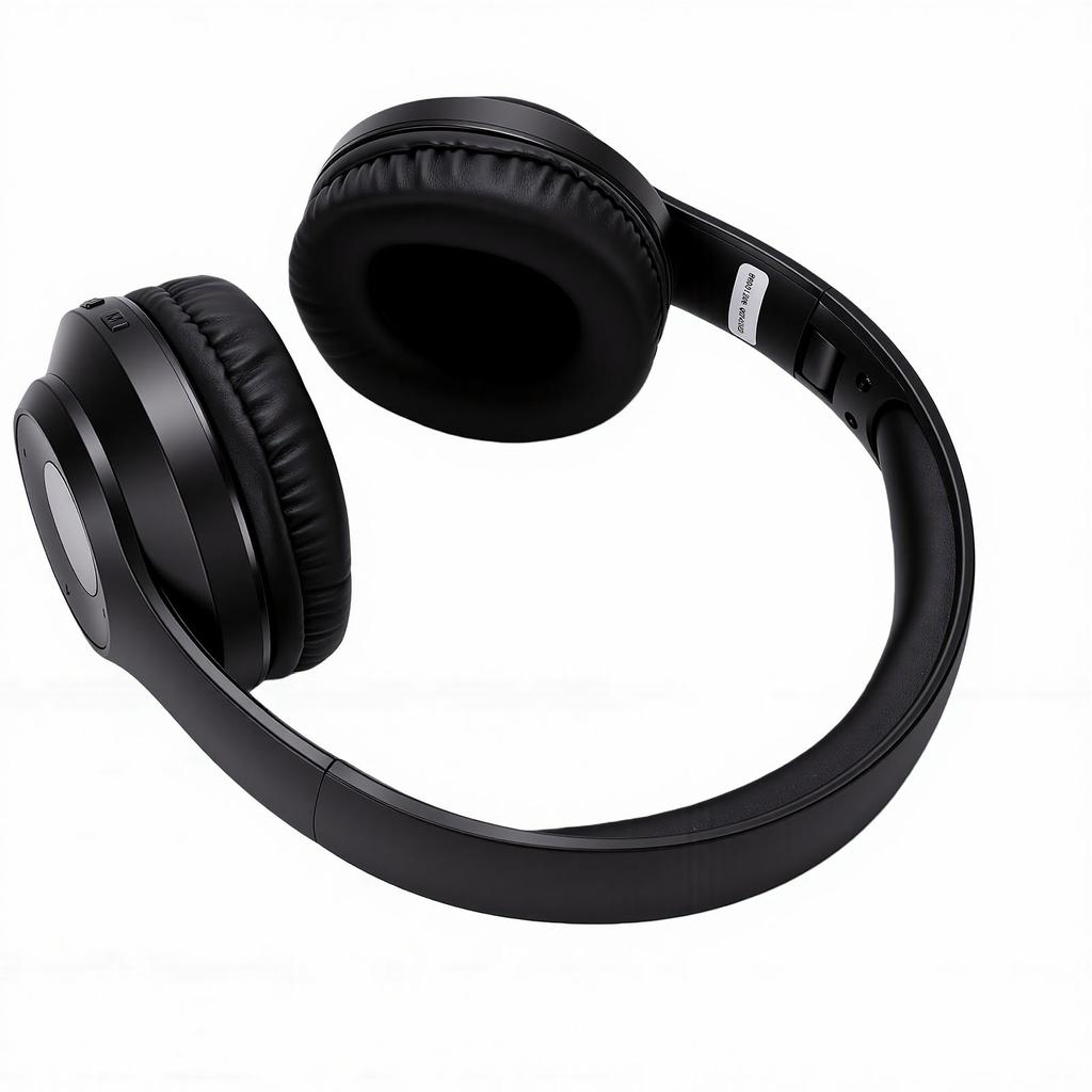 FM Radio Headphones LED Display Rechargeable Portable FM Headset with Best Reception Soft Ear Muffs for Meetings Hiking