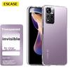 Redmi Note11 Pro Handyhülle, Pro+ Schutzhülle, Stoßfest Vollständige Abdeckung/weiches Ultra-Dünnes Silikon (Mit Öse für Fangriemen), Transparent Weich