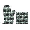 Hey You Youre Finally Awake Skyrim Meme Oven Mitts and Pot Holder Sets of 2 for Baking Cooking BBQ Resistant Non-Slip Gloves