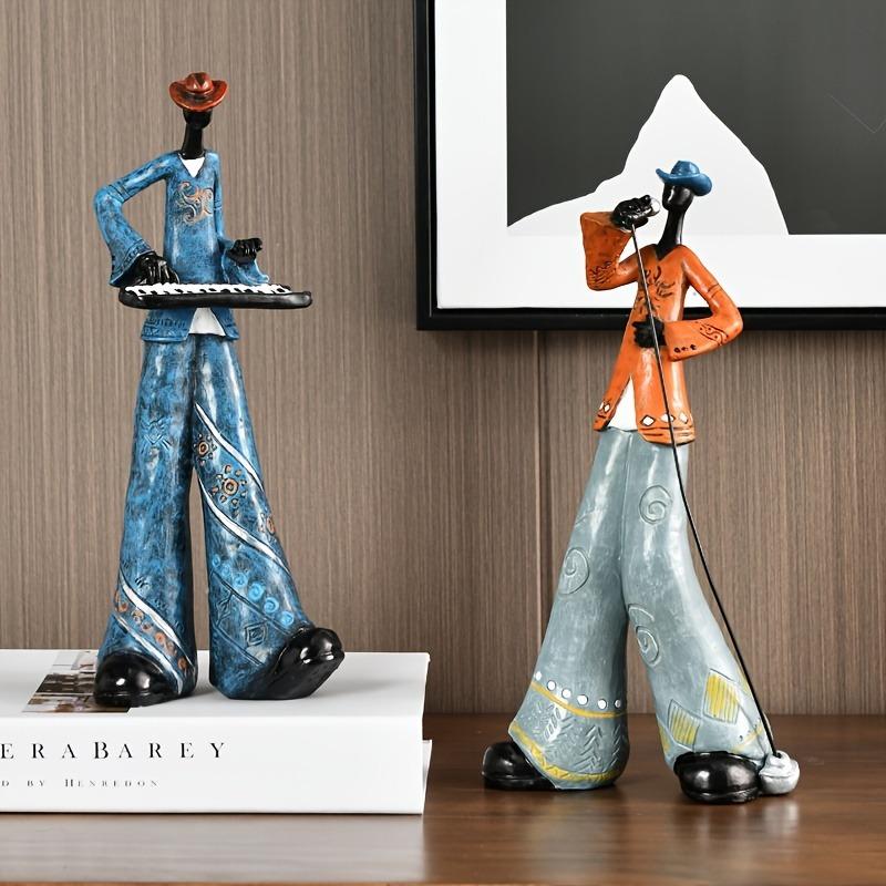 Creative Band Art Ornaments Music Figures Living Room Bookshelf TV Cabinet Wine Cooler Light Luxury Decorations Furnishings