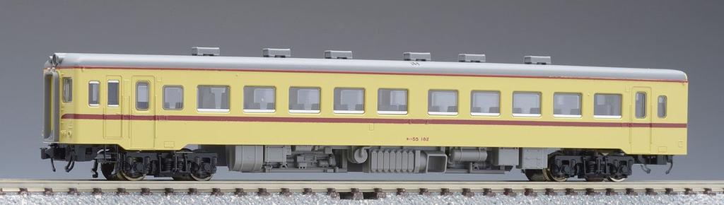 TOMIX N Gauge Kiha 55 Color Single Window T 8443 Railway Model Diesel Car Semi-Express