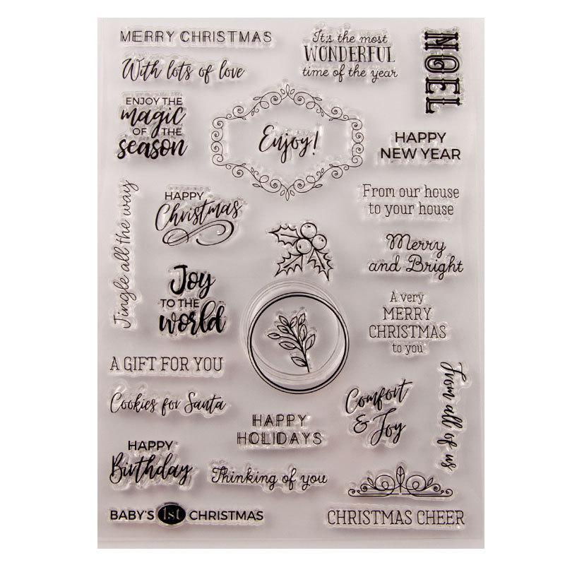 Clear Stamps Gear Road Sign Silicone Clear Stamp Seals Transparent Stamps for DIY Scrapbooking Cards Making Photo Album Journal