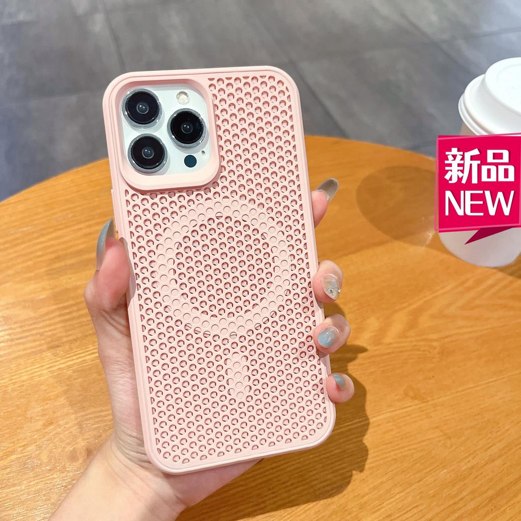2-In-1 heat dissipation magnetic mobile phone case is suitable for Apple 16PROMAX trend 15 skin feeling 13/14 protective cover 11