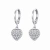 CRMYA Vintage Piercing Ear CZ Zircon Cross Earring Gold Silver Filled Drop Earrings For Women Hoop Earings Jewelry Wholesale