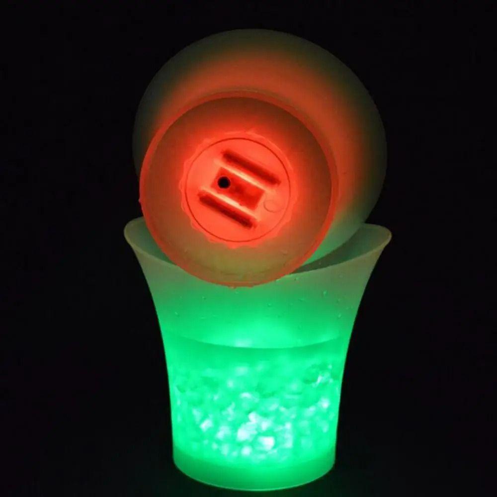 Bunter Strahlender RGB Bierkühler 5L 7L Leuchtender Eiswürfel Wein Champagner Bierkühler für Bar