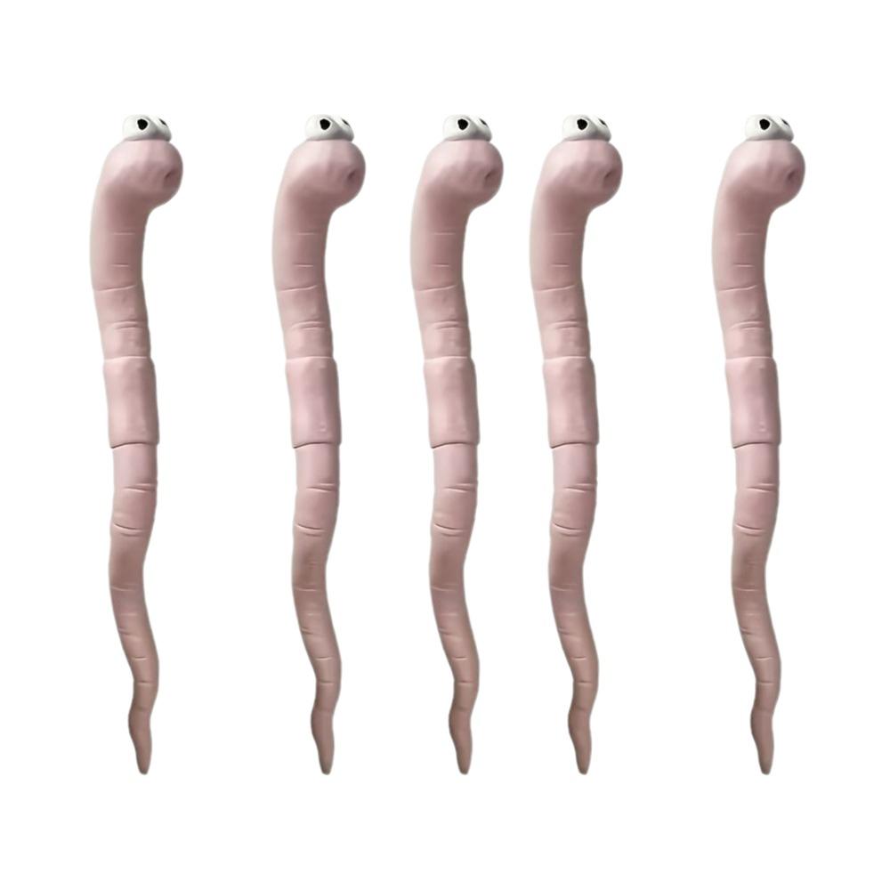 

5pcs 5pcs Worm Plant Decorations Fun Miniatures Potted Plant Decor Indoor Outdoor Plants розовый