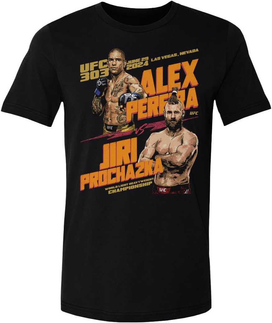 500 LEVEL Alex Pereira UFC Shirt UFC 303 Alex Pereira Vs Jiri Prochazka L