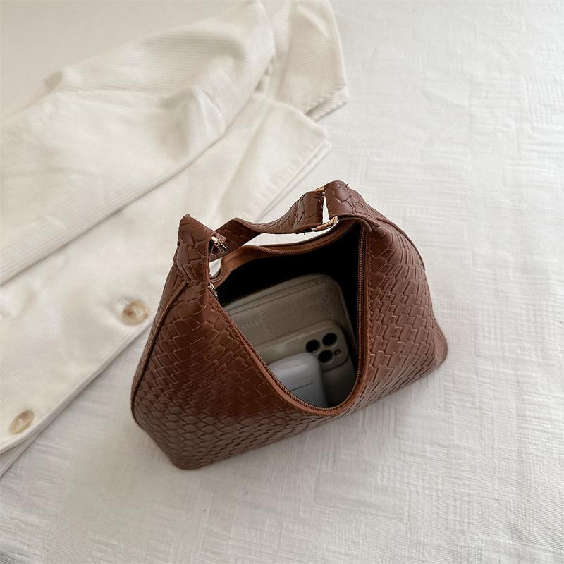 Solid Color Casual Large Capacity Fashion 2025 Retro New Beautiful Armpit Bag Shoulder Handbag Women's Bag