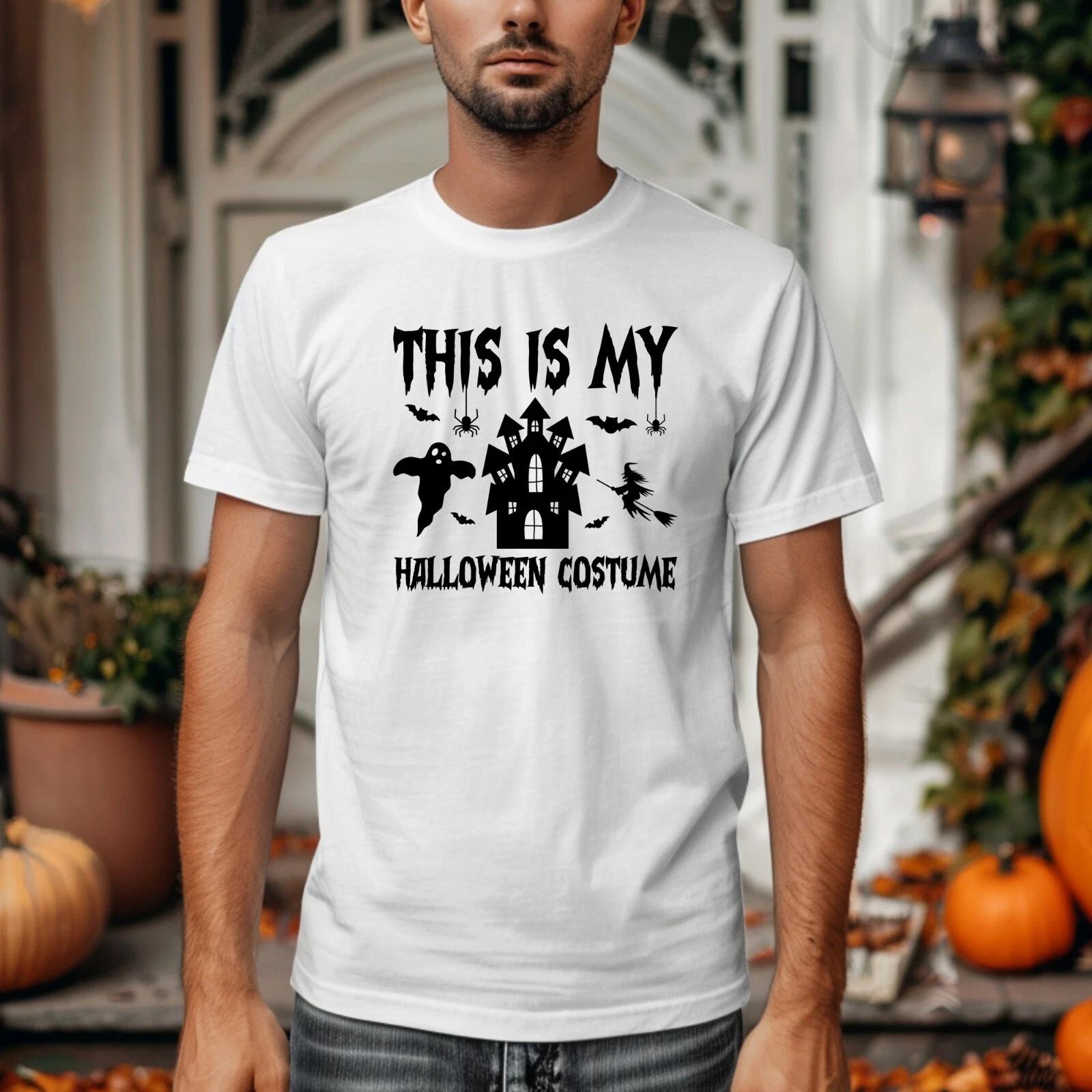 This Is My Halloween Costume T-Shirt Printed Scary Spooky Halloween Unisex T Top S