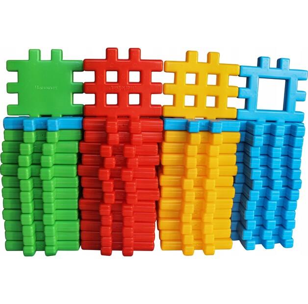 Конструктор пластиковый Marioinex Waffle, 104 детали, 2 кг