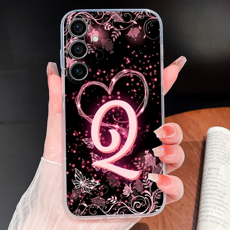 For Samsung Galaxy S25 Plus Ultra S25 Edge S25FE Phone Case Fashion Star Letters Lightweight Shell Soft TPU Clear Silicone Funda