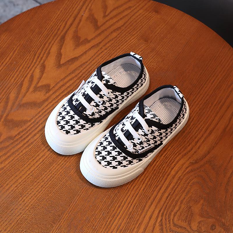 Children Canvas Shoes Girls And Boys Shoes Newest Casual Flats Fashion Shoes Hotest Students Nonslip Allmatch Cute 26