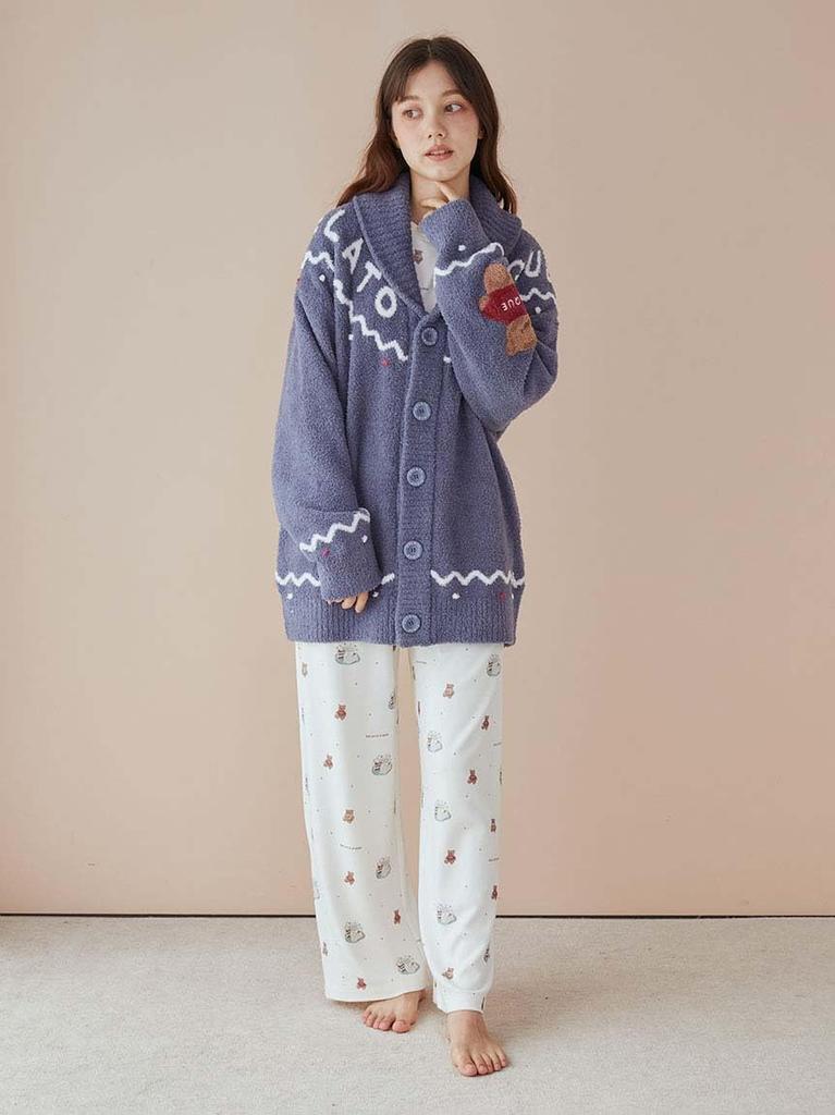 HOLIDAY UNISEX Nordic Shawl Cardigan PUNT245170 NVY [Gelato Pique]