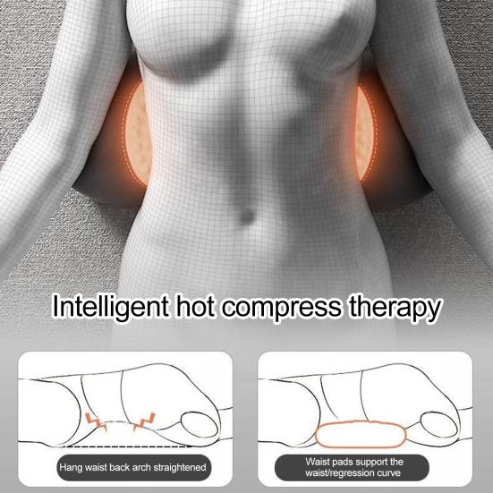 Lumbar Support Pillow Deep Tissue Massager with Heating & Vibration Memory