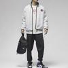 Jordan Fearless Logo Stand Collar Zip-Up Fleece Jacket Men Jackets Light-Silver-Grey FV4017-029