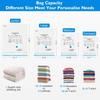 Vacuum Storage Bags with Electric Air Pump Space Saver Home Organizer Vacuum Seal Storage Bags Clothes Blanket Travel Bedding