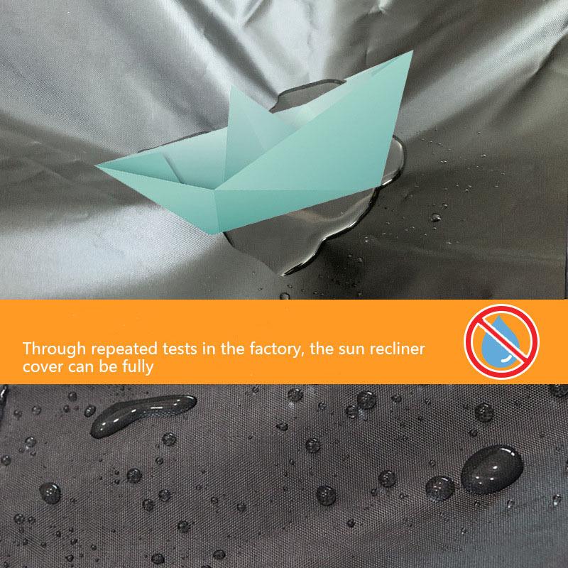 Waterproof Outdoor Recliner Chair Cover - 210D Oxford Cloth, UV & Dust Proof