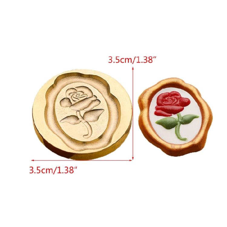 Greeting Card Emboss Sealing Wax Stamp Head Brass Sealing Stamp Head Replacement