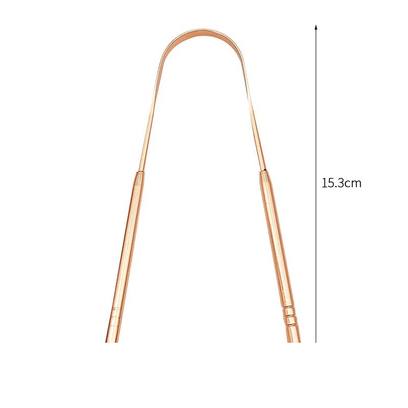 4 Farben Edelstahl Zungenschaber Metall Zunge Frischer Atem Reinigung Beschichtete Zahnbürste Mundhygiene Zungenreiniger Werkzeuge