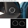 For Mitsubishi ASX 2013 2014 2015 2016 2017 2018 Car Door Styling ABS Chrome Audio Speak Sound Cover Ring Circle Lamp Trim Part