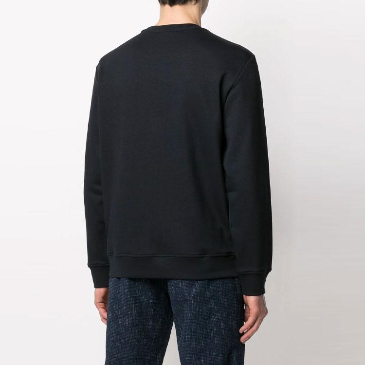 EMPORIO ARMANI Sweaters Men's Black Crew Neck Moderate Other 3K1MD4-1JTNZ-0920