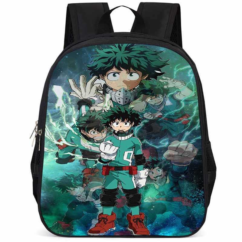 My Hero Academia 15-inch Large Capacity Lightweight Oxford School Backpack For Kids