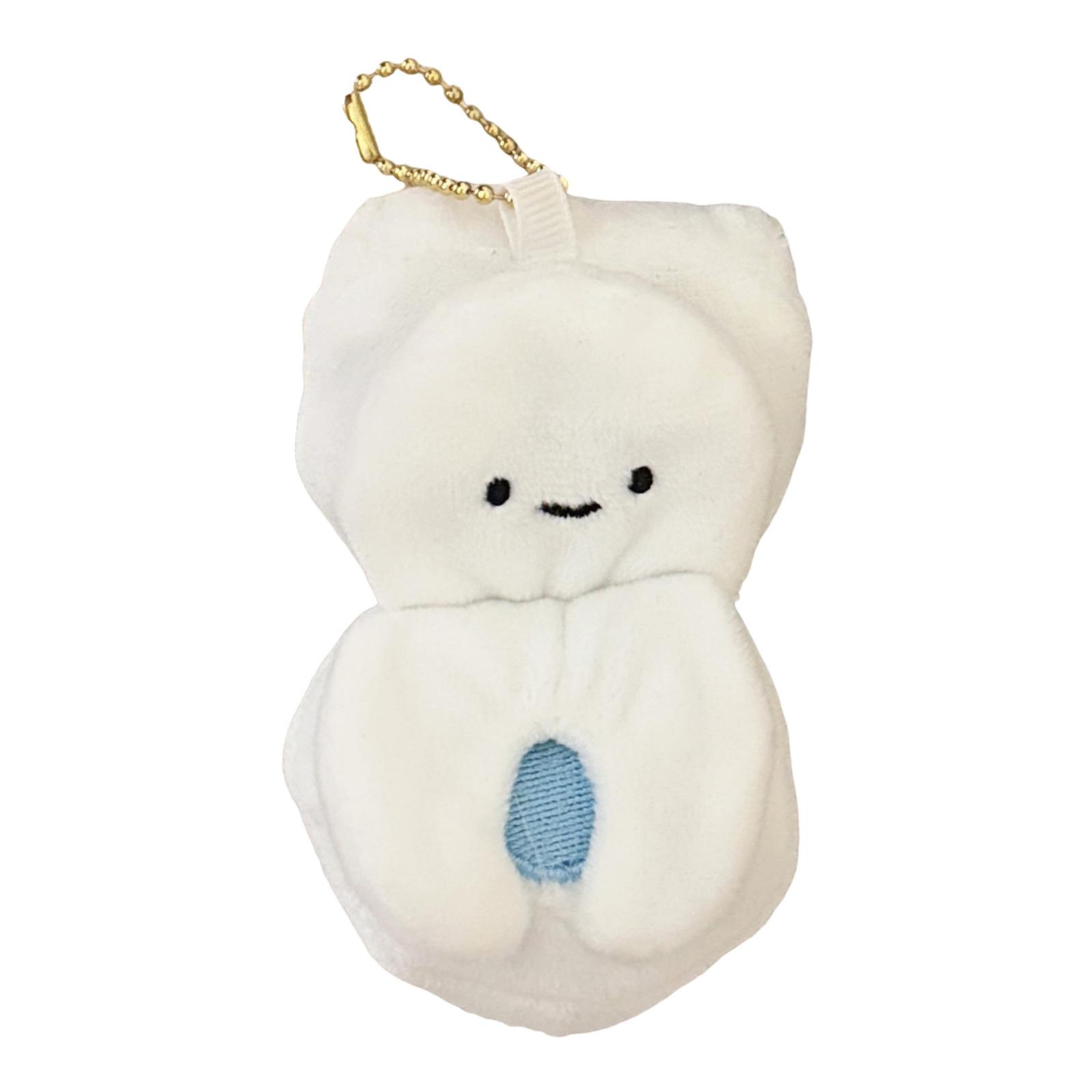 

Magnetic Plush Keychain With Quirky Ugly Cute Design Soft Faux Fur Durable Portable Multi Purpose Bag Car Decoration Gift A