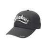 MLB Cotton Baseball Cap For Sun Protection Unisex Charcoal Gray Fashion 3ACPV015N-50CGS