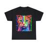Kat T-shirt Unisex Volwassene Kunst Tee Levendige Kitten Katachtig 100% Katoen Huisdierenliefhebber