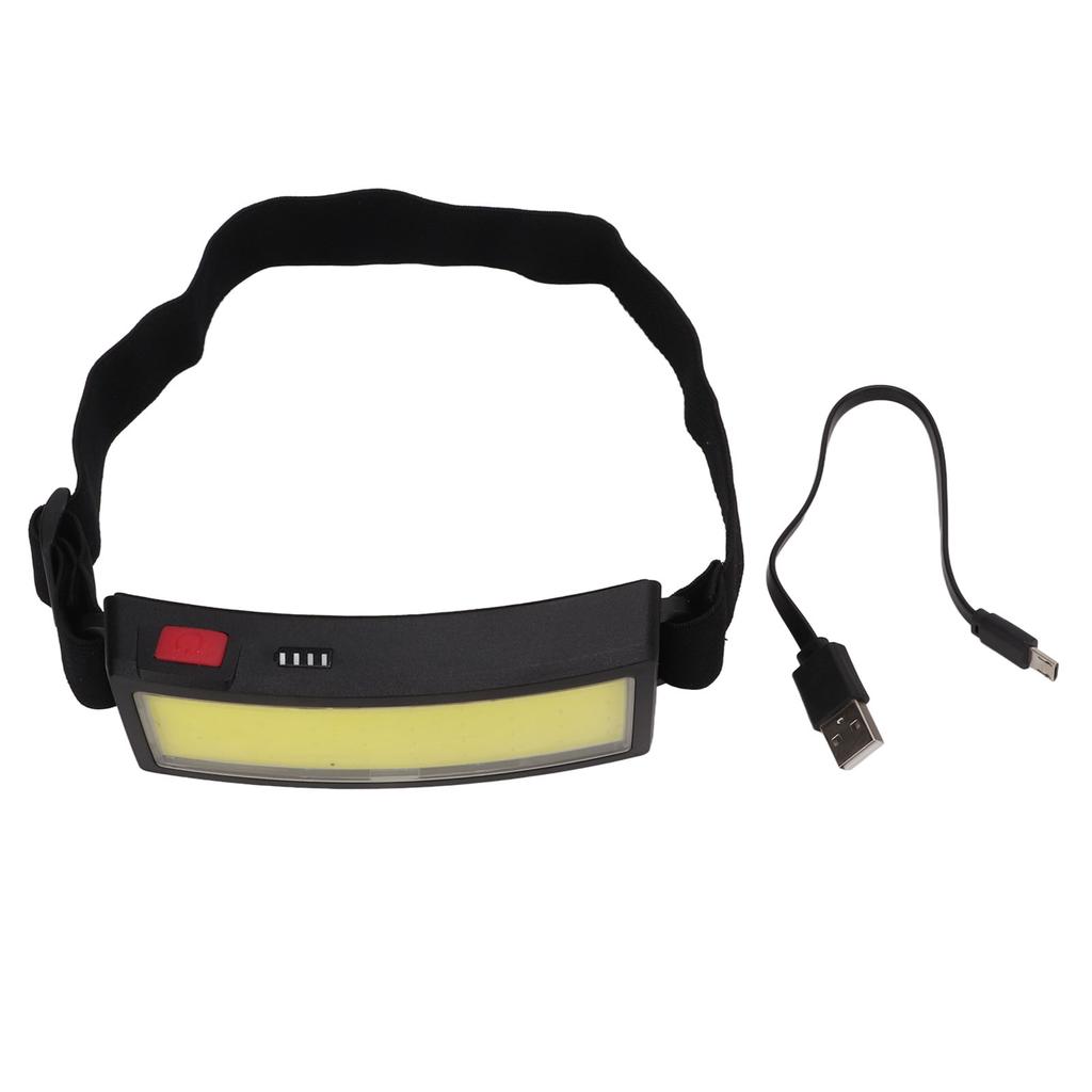 LED Headlamp USB Charging LED Floodlight Ultra Light COB Headlight Outdoor Camping Head Mounted Headlight