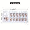 0-12 Months Pictures Photo Frame Souvenirs Kids Growing Memory Capture Every Precious Moment of Your Baby's Gifts