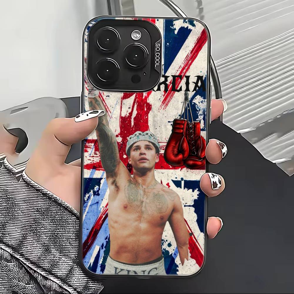 R-Ryan Garcia Boxing Star Phone Case For iPhone 17,16,15,14,13,12,11 Plus,Pro Max,XS,Colorful Silver Phone case Funda Cover