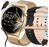 Smartwatch Women's Watch Polish Menu Calls Health Sport Amoled 4 Straps