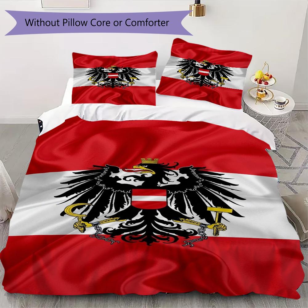 Republik Österreich Pattern Bedding,Quilt Set