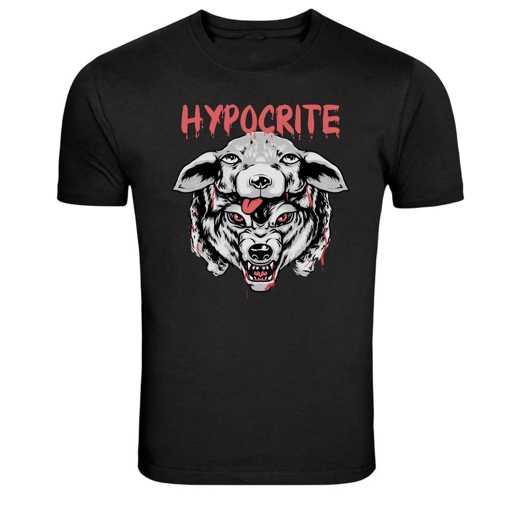 Hypocrite Wolf In Sheep Clothing Graphic T-Shirt