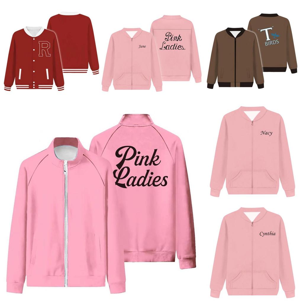Grease Rise Of The Pink Ladies Hoodie Mit 3D Digitaldruck Für Teenager Freizeitkleidung