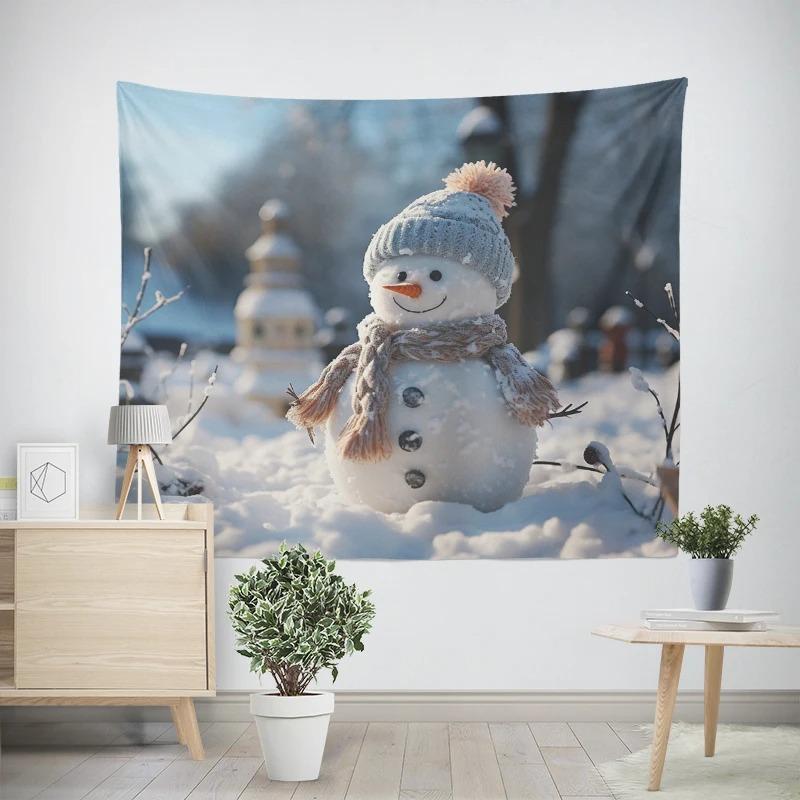 Новогодняя рождественская тематика Пингвин Снеговик Узор Гостиная Спальня Декоративный — фото 8