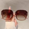 Blue Fashion Design Sunglasses Square Stylish Women Sun Glasses Gradient Men Shades for Outdoor Sports Travelling