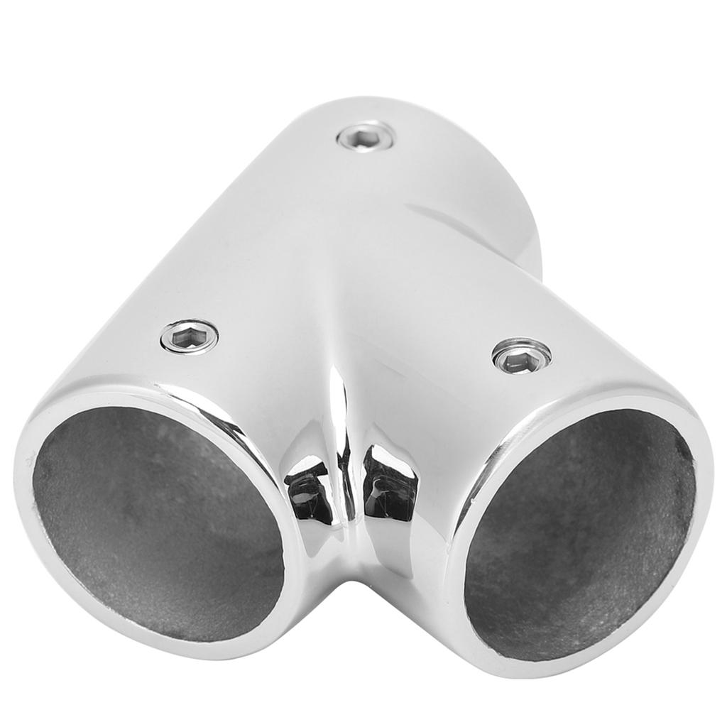 60 Degree Tee Left 3 Way Boat Handrail Fitting Marine Yacht Hand Pipe Connector MJS015‑00525mm