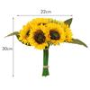 9 Head Sunflower Artificial Bouquet Made of Silk Simulation Floral Arrangement for Home Office or Event Decoration Purposes