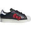 Hello Kitty X Adidas Originals SUPERSTAR Low Top Kids' Skateboarding Shoes Black White Sneakers IG6995